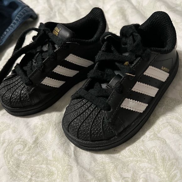 adidas Shoes Adidas Shoes Black And White Toddler Poshmark